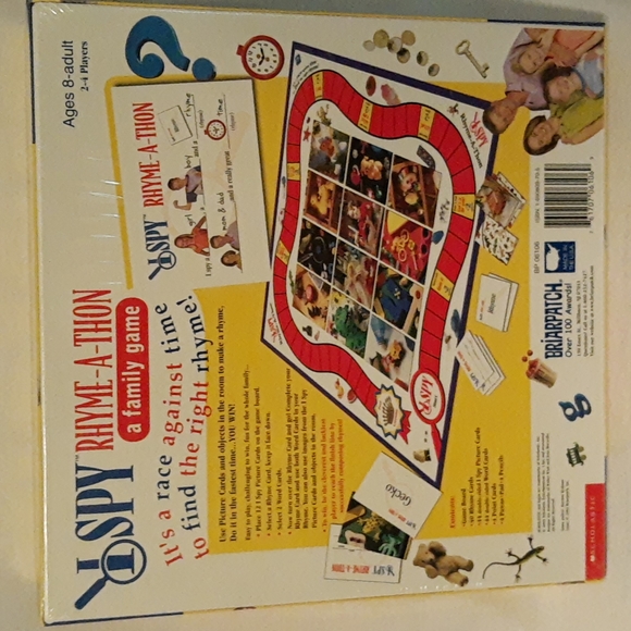 I Spy Rhyme-A-Thon Family Game FACTORY SEALED (2002) - Picture 3 of 11
